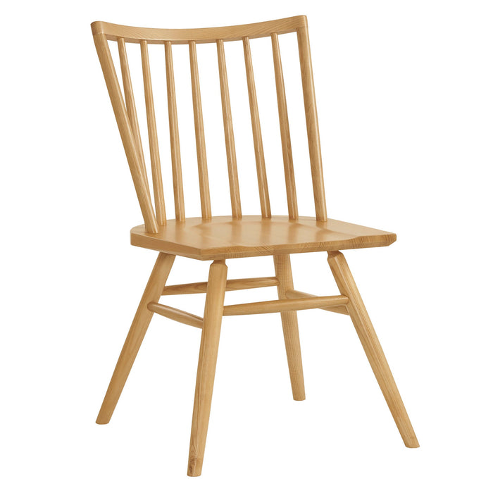 Alvar Spindle Back Dining Side Chairs Set of 2 Ash