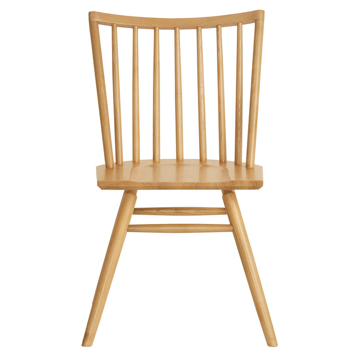Alvar Spindle Back Dining Side Chairs Set of 2 Ash