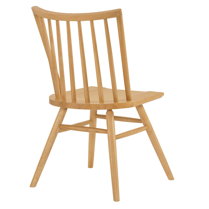 Alvar Spindle Back Dining Side Chairs Set of 2 Ash