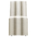 Tessera Striped Slipcovered Dining Side Chair Tan Stripe