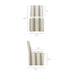 Tessera Striped Slipcovered Dining Side Chair Tan Stripe
