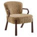 Arden Faux Shearling Accent Armchair Sand