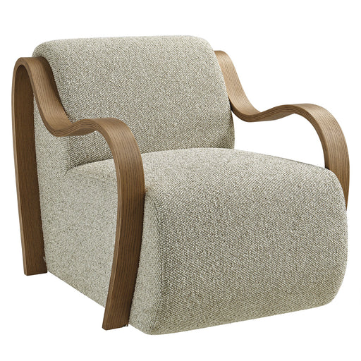 Atrium Lattice Boucle Accent Armchair Marble