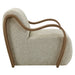 Atrium Lattice Boucle Accent Armchair Marble