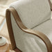 Atrium Lattice Boucle Accent Armchair Marble
