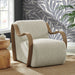 Atrium Lattice Boucle Accent Armchair Marble