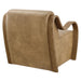 Atrium Vegan Leather Accent Armchair Toast