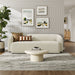 Monica 88 Inch Boucle Fabric Sofa Cream