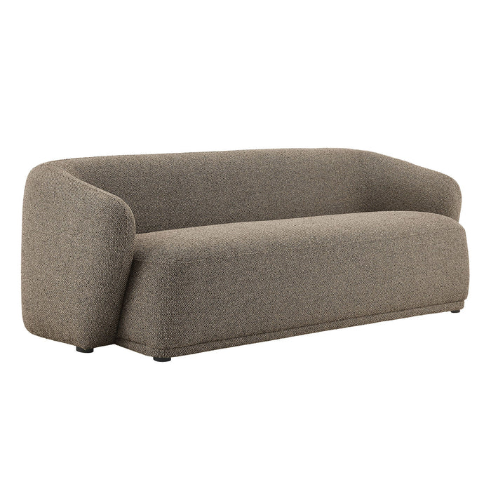 Monica 88 Inch Boucle Fabric Sofa Earth