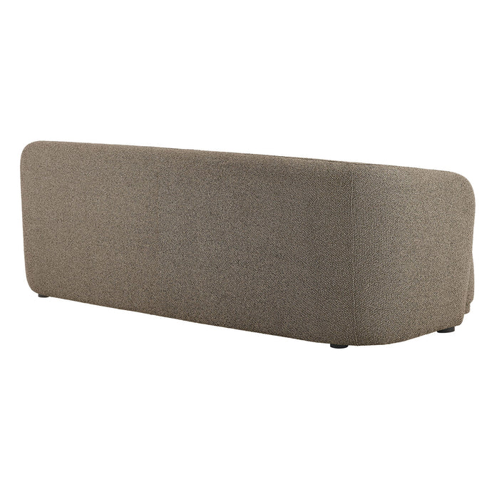 Monica 88 Inch Boucle Fabric Sofa Earth