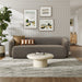 Monica 88 Inch Boucle Fabric Sofa Earth