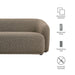 Monica 88 Inch Boucle Fabric Sofa Earth