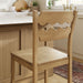 Jax Oak Wood Counter Stool With Wavy Razor Back Weathered Oak