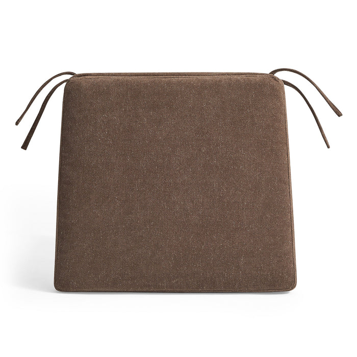 Jax Fabric Dining Chair Seat Cushion Cocoa