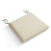 Jax Fabric Dining Chair Seat Cushion Linen