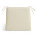 Jax Fabric Dining Chair Seat Cushion Linen