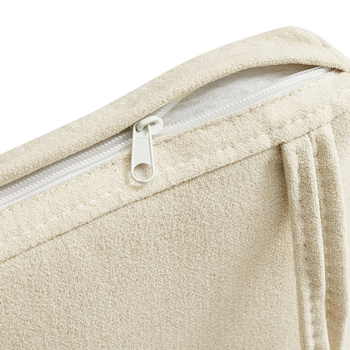 Jax Fabric Dining Chair Seat Cushion Linen