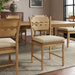 Jax Fabric Dining Chair Seat Cushion Linen