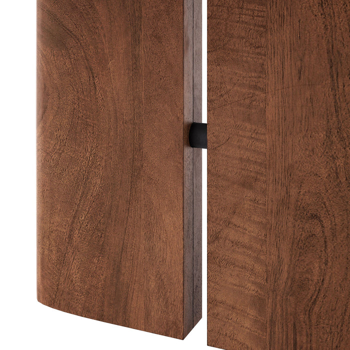 Modway Amistad Marble Coffee Table in Walnut Green Marble - lifestyle view