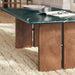 Modway Amistad Marble Coffee Table in Walnut Green Marble - lifestyle view 9