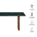 Modway Amistad Marble Coffee Table in Walnut Green Marble - dimensions and specifications
