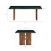 Modway Amistad Marble Coffee Table in Walnut Green Marble - dimensions and specifications 12