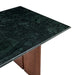 Modway Amistad 72 Inch Marble Dining Table in Walnut Green Marble - detail view