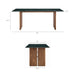 Modway Amistad 86 Inch Marble Dining Table in Walnut Green Marble - dimensions and specifications 14