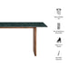 Modway Amistad 60 Inch Marble Dining Table in Walnut Green Marble - dimensions and specifications