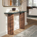 Modway Amistad 46 Inch Marble Console Table in Walnut Green Marble - lifestyle view 10