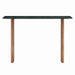 Modway Amistad 46 Inch Marble Console Table in Walnut Green Marble - side view