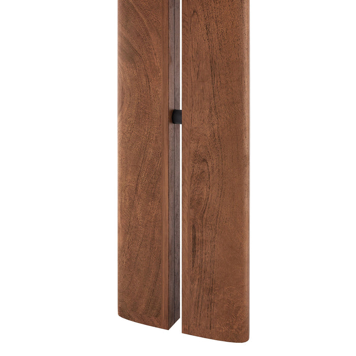 Modway Amistad 46 Inch Marble Console Table in Walnut Green Marble - lifestyle view
