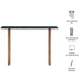 Modway Amistad 46 Inch Marble Console Table in Walnut Green Marble - dimensions and specifications