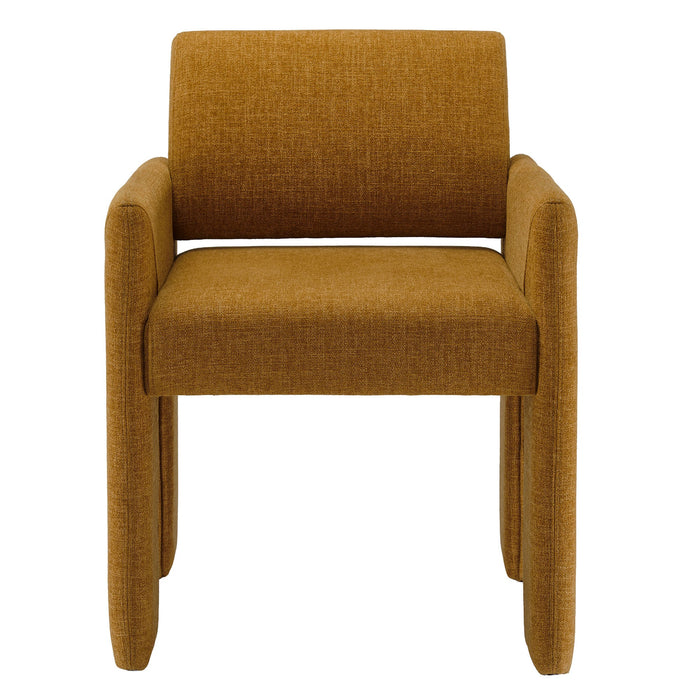 Daven Fabric Upholstered Dining Chair Copper