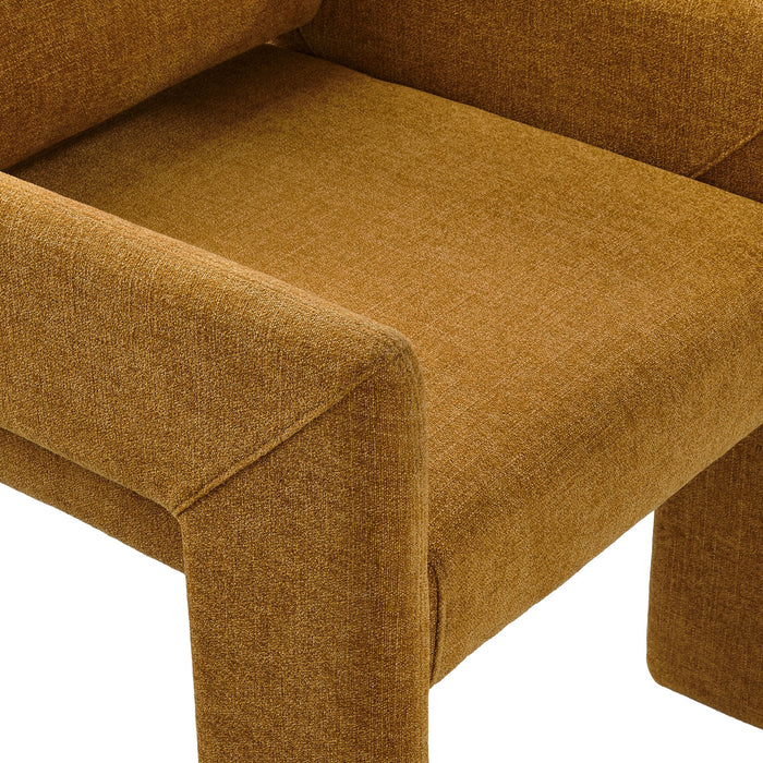 Daven Fabric Upholstered Dining Chair Copper
