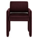 Daven Stain-Resistant Performance Velvet Dining Armchair Mulberry