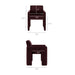 Daven Stain-Resistant Performance Velvet Dining Armchair Mulberry