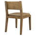 Calder Vegan Leather Dining Side Chair Toast