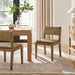 Calder Vegan Leather Dining Side Chair Toast