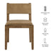 Calder Vegan Leather Dining Side Chair Toast