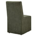 Tessera Upholstered Linen-Blend Slipcovered Dining Chair Sage