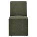 Tessera Upholstered Linen-Blend Slipcovered Dining Chair Sage