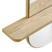 Solstice Large Oval Mirror Oak