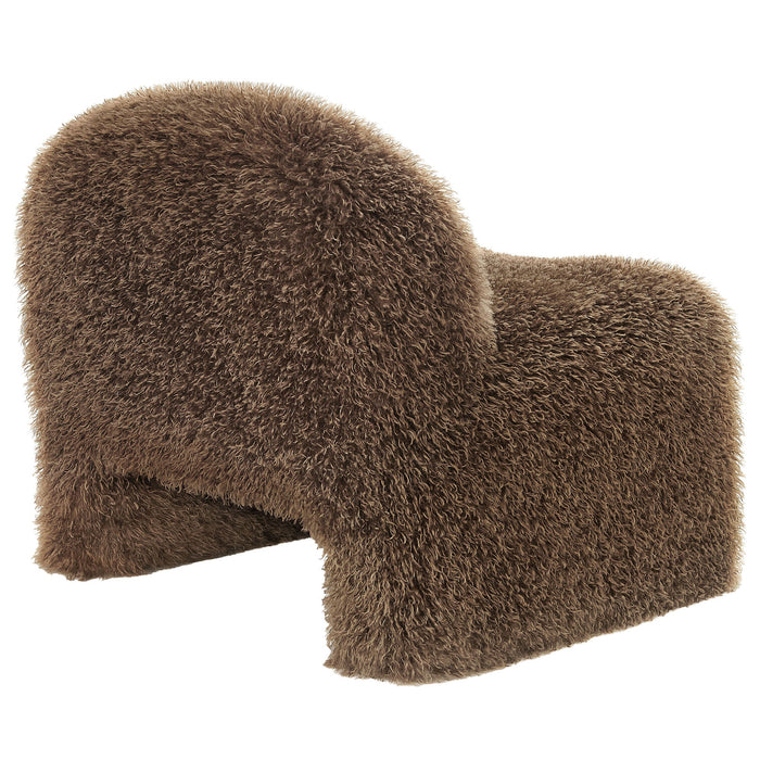 Mina Faux Fur Accent Chair