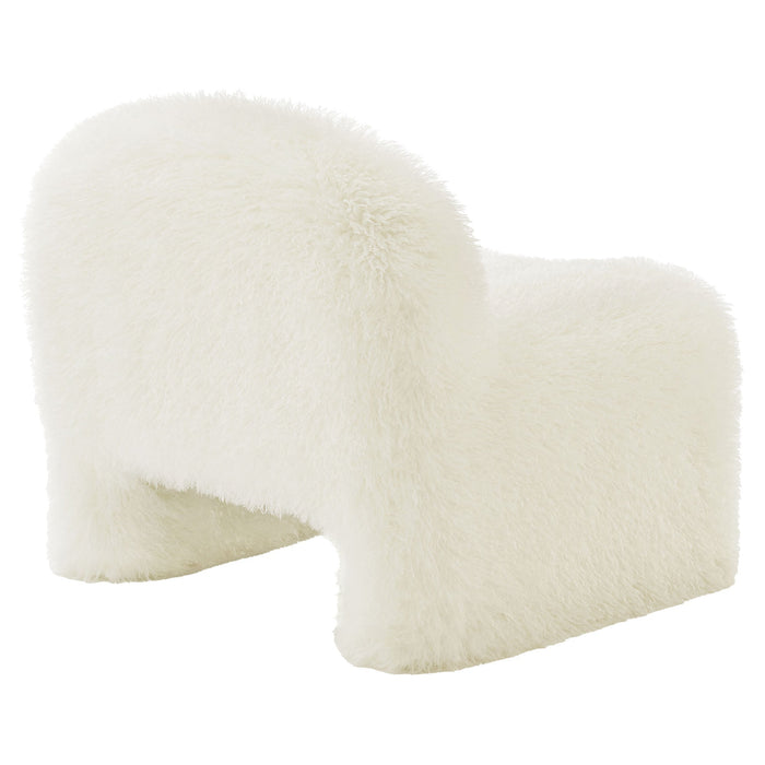 Mina Faux Fur Accent Chair