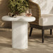 Elowen Outdoor Patio Side Table White