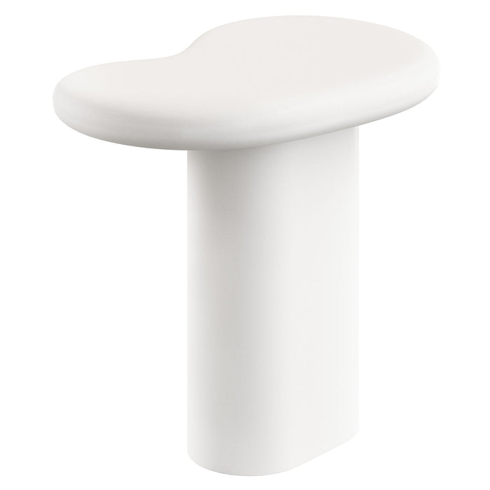 Elowen Outdoor Patio Side Table White