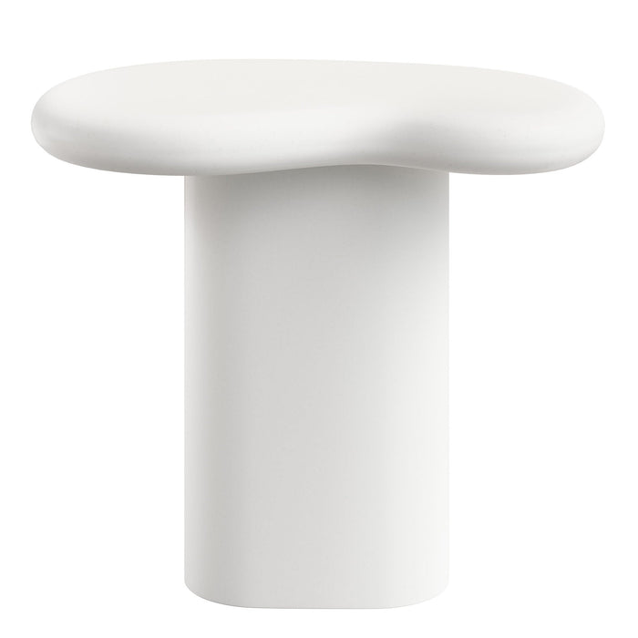 Elowen Outdoor Patio Side Table White