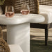 Elowen Outdoor Patio Side Table White