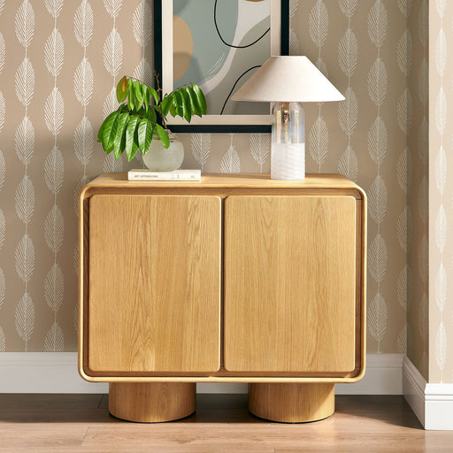 Lumo 2-Door Accent Cabinet Oak